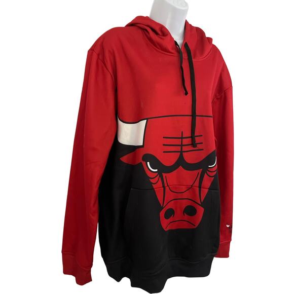 Chicago Bulls NBA Team Logo Fashion Long Sleeve Pullover Hoodie FOCO mens Nba - Picture 3 of 13